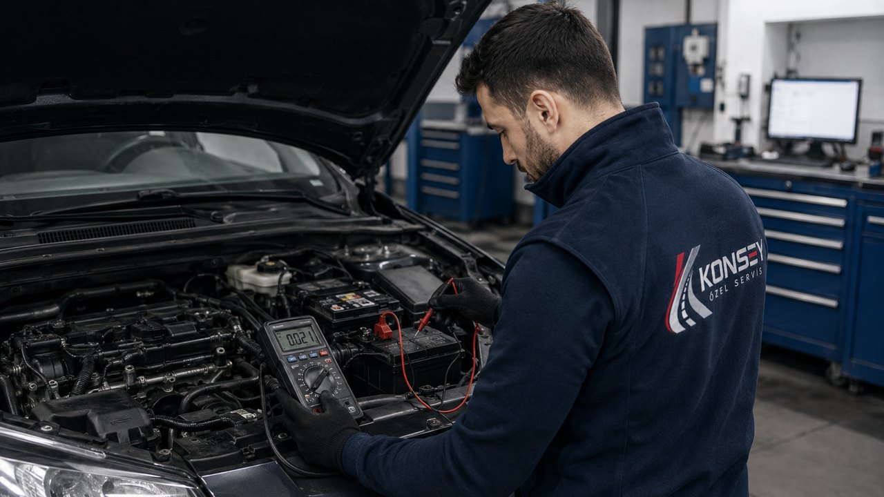 Turbo arızası belirtileri için motor bölmesi teşhis kontrolü