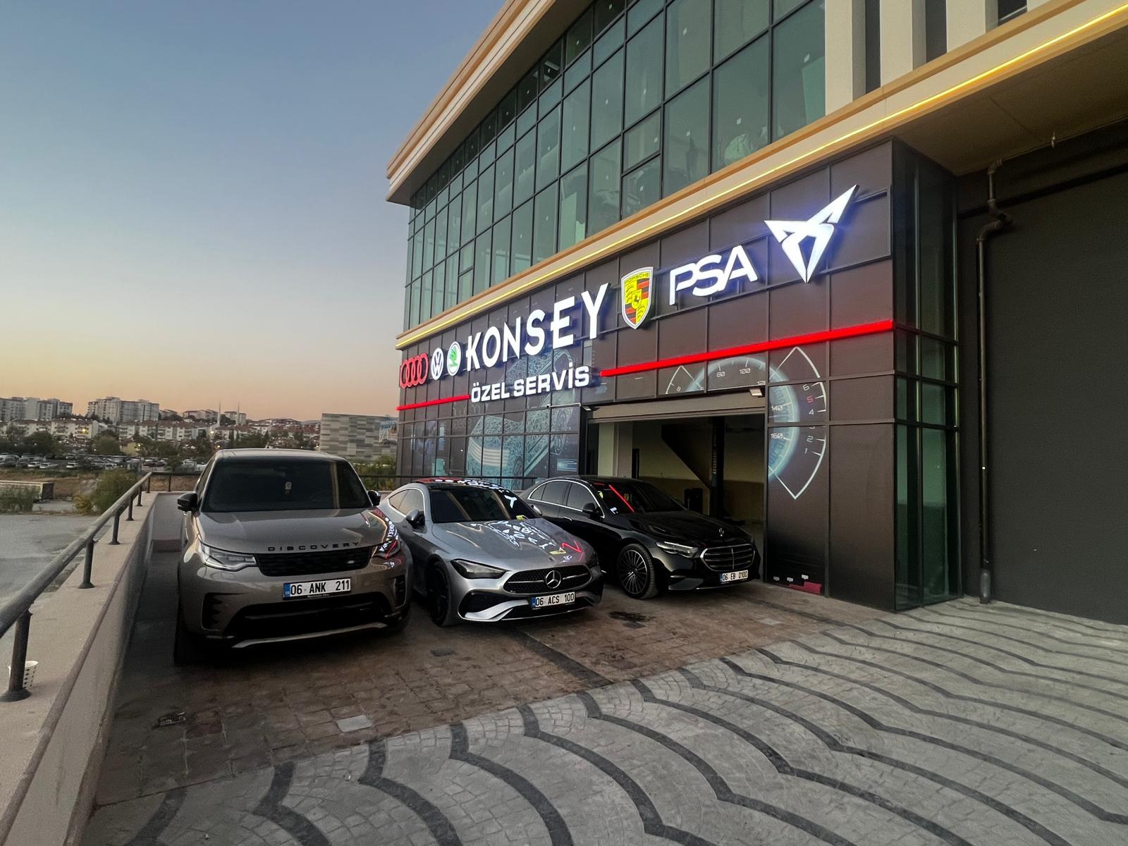 Konsey Özel Servis dış cephe ve giriş