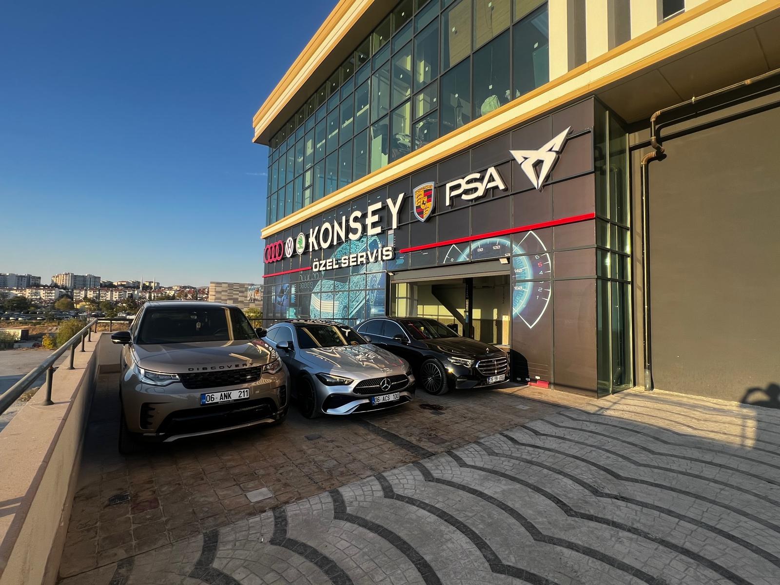 Konsey Özel Servis dış cephe ve servis girişi